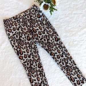 Chico's So Slimming leopard Girlfriend skinny anklepants